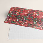 red garden Wrapping Paper Gallery Image 2