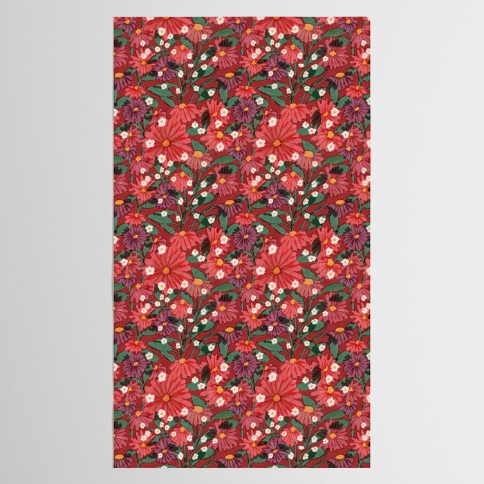 red garden Tablecloth Gallery Image 2