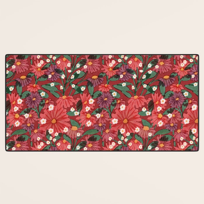 red garden Desk Mat Gallery Image 3