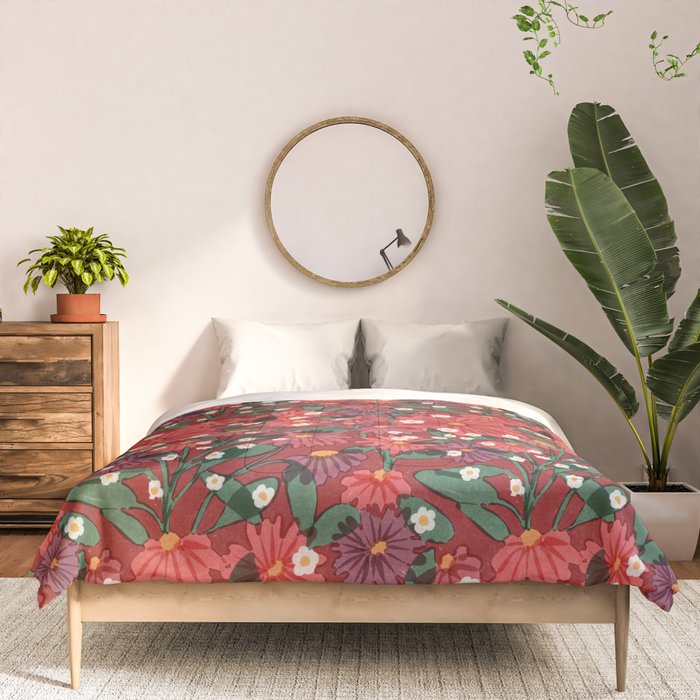 red garden Comforter Gallery Image 3