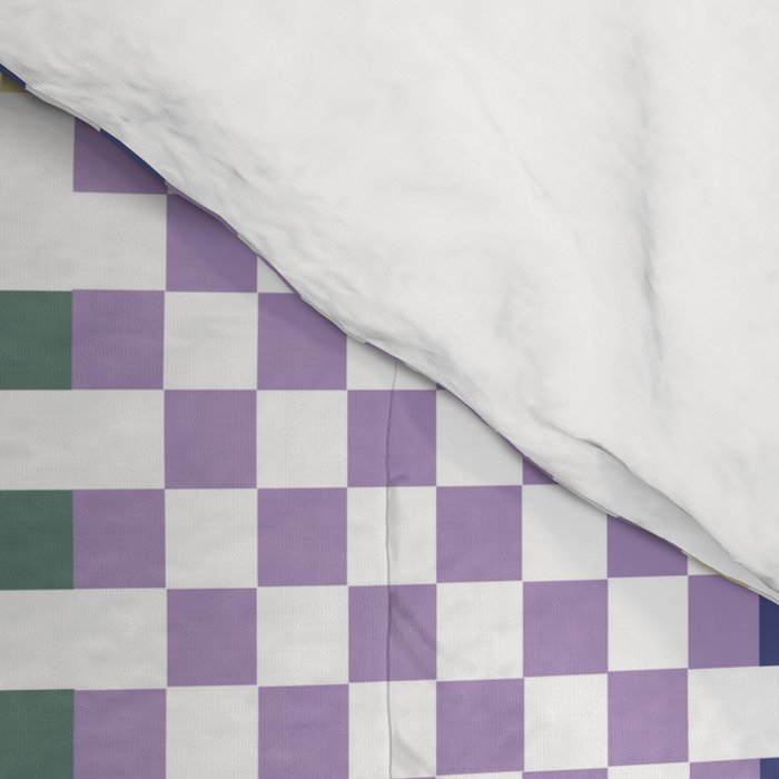 Bold colors block grid A Comforter Gallery Image 4