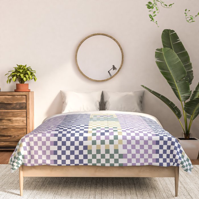 Bold colors block grid A Comforter Gallery Image 3