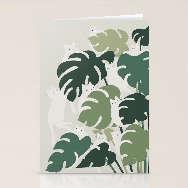 Cat and Plant 47 Stationery Card Gallery Image 2
