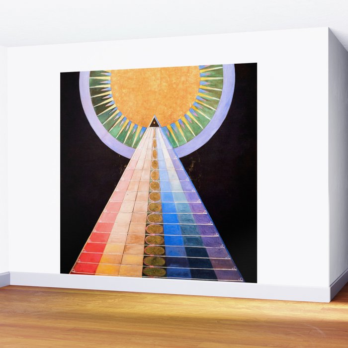 Hilma af Klint "Altarpiece No. 1" Wall Mural Gallery Image 2