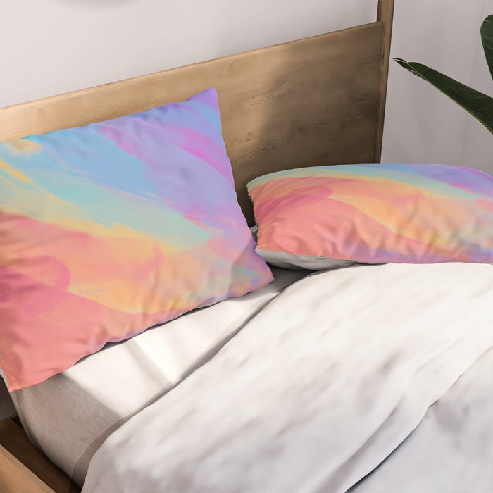 full color summer Pillow Sham Gallery Image 2