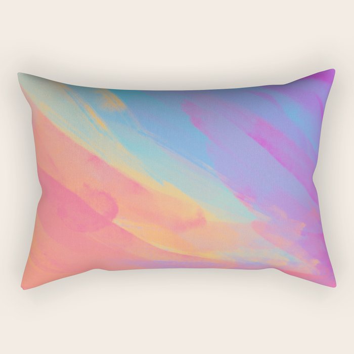 full color summer Rectangular Pillow Gallery Image 2