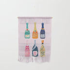 Champagne Bottles - Pink Ver. Wall Hanging Gallery Image 1