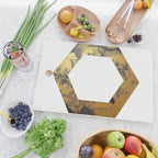Hexed Enigma NOODDOOD Painting (GOLD DOESN'T PRINT SHINY) Cutting Board Gallery Image 2