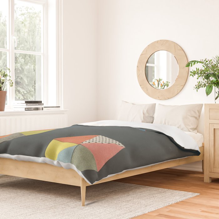 Paper Shapes Duvet Cover Gallery Image 2