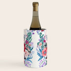 Floral moth painting Wine Chiller Gallery Image 1