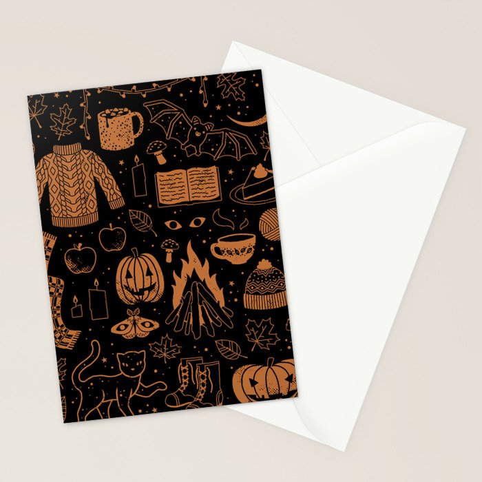 Autumn Nights: Halloween Stationery Card Gallery Image 2