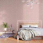 Golf Club Head Vintage Pattern (Beige/Pink) Wallpaper Gallery Image 3