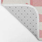 Golf Club Head Vintage Pattern (Beige/Pink) Bath Mat Gallery Image 2