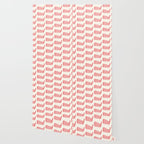 Golf Club Head Vintage Pattern (Beige/Pink) Wallpaper Gallery Image 2