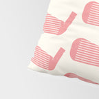Golf Club Head Vintage Pattern (Beige/Pink) Pillow Sham Gallery Image 4