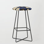 Klimts always blooming good mood deep black Stool Gallery Image 1