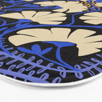 Klimts always blooming good mood deep black Bath Mat Gallery Image 3