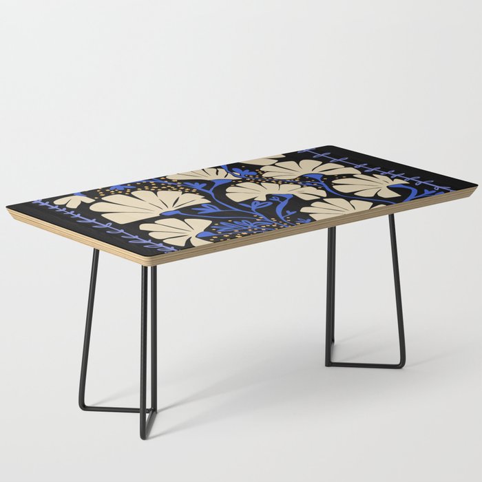 Klimts always blooming good mood deep black Coffee Table Gallery Image 1