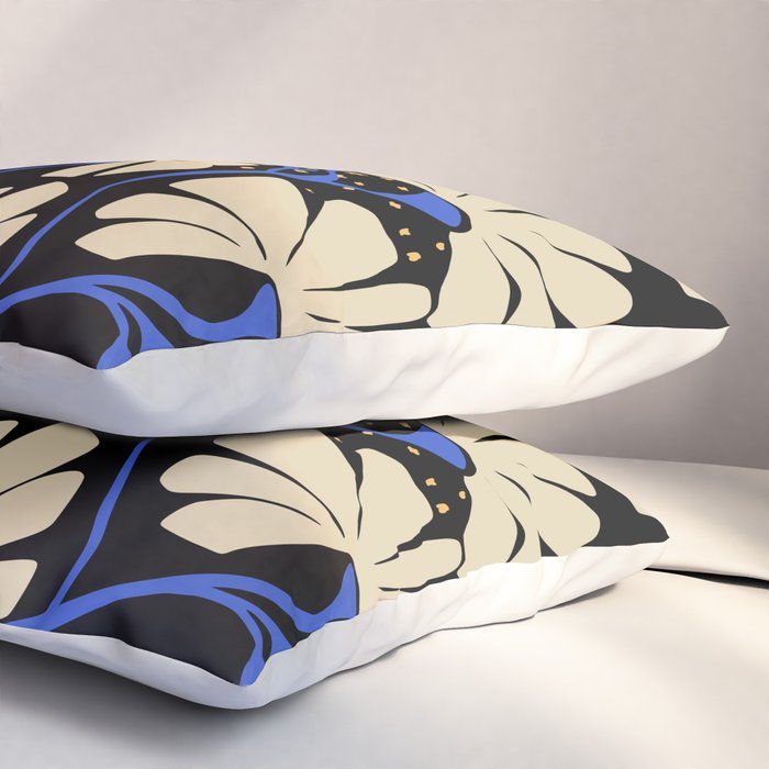 Klimts always blooming good mood deep black Pillow Sham Gallery Image 3