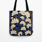 Klimts always blooming good mood deep black Tote Bag Gallery Image 1