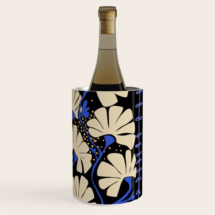 Klimts always blooming good mood deep black Wine Chiller Gallery Image 3
