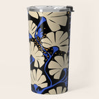 Klimts always blooming good mood deep black Travel Mug Gallery Image 2