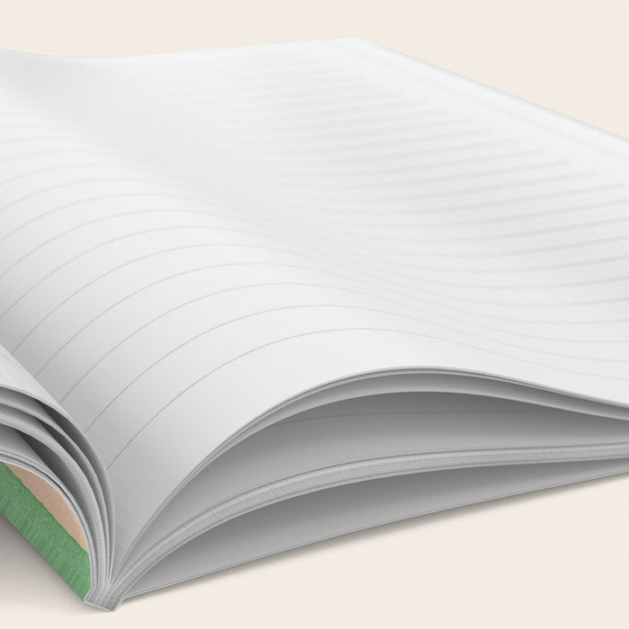 STRIPES 001 N - Lime Notebook Gallery Image 2