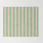 STRIPES 001 N - Lime Throw Blanket Gallery Image 2
