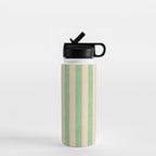 STRIPES 001 N - Lime Water Bottle Gallery Image 1