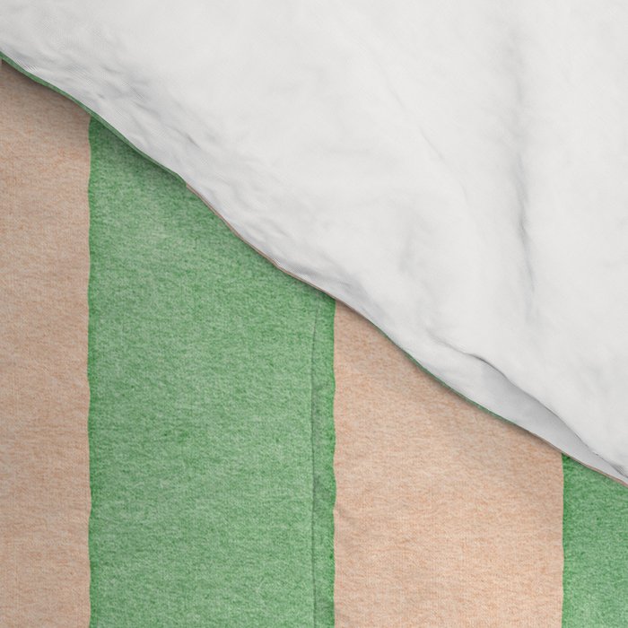 STRIPES 001 N - Lime Comforter Gallery Image 4