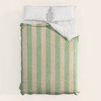 STRIPES 001 N - Lime Comforter Gallery Image 6
