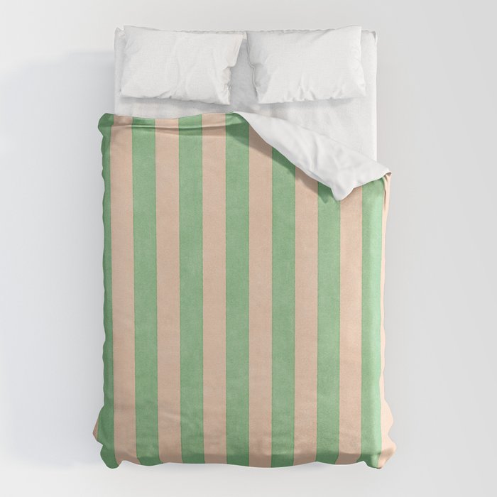 STRIPES 001 N - Lime Duvet Cover Gallery Image 6