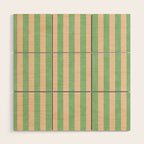 STRIPES 001 N - Lime Wood Wall Art Gallery Image 1