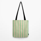 STRIPES 001 N - Lime Tote Bag Gallery Image 2