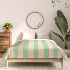 STRIPES 001 N - Lime Comforter Gallery Image 3