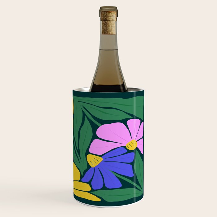 Midnight Summer: Matisse Foliage | Flower Market 001 Wine Chiller Gallery Image 3