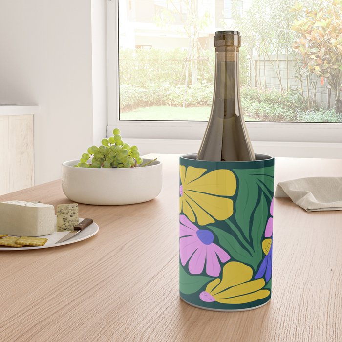 Midnight Summer: Matisse Foliage | Flower Market 001 Wine Chiller Gallery Image 4