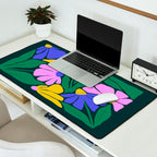 Midnight Summer: Matisse Foliage | Flower Market 001 Desk Mat Gallery Image 2