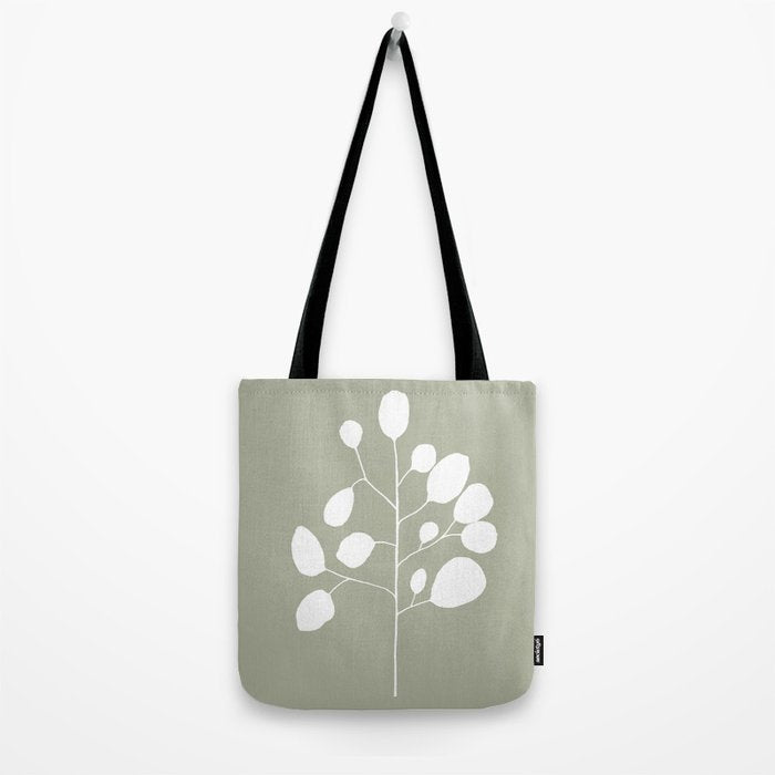 Large Eucalyptus (Linen Sage) Tote Bag Gallery Image 2