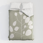 Large Eucalyptus (Linen Sage) Duvet Cover Gallery Image 6