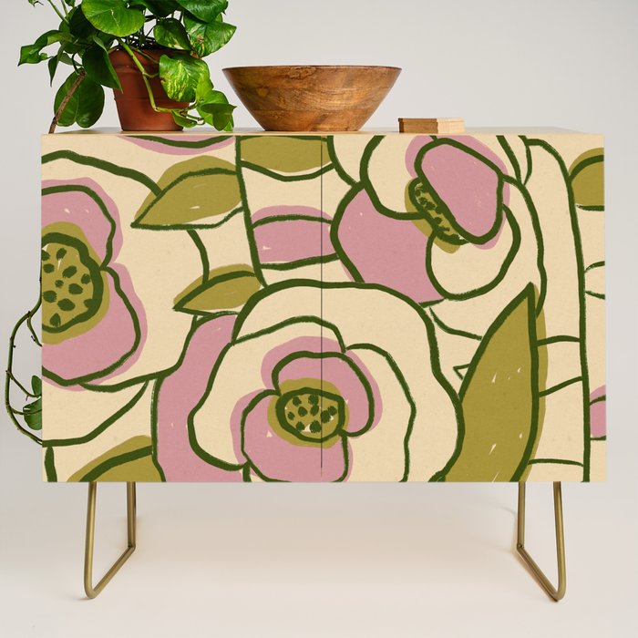 Rose Garden #1 Credenza Gallery Image 1