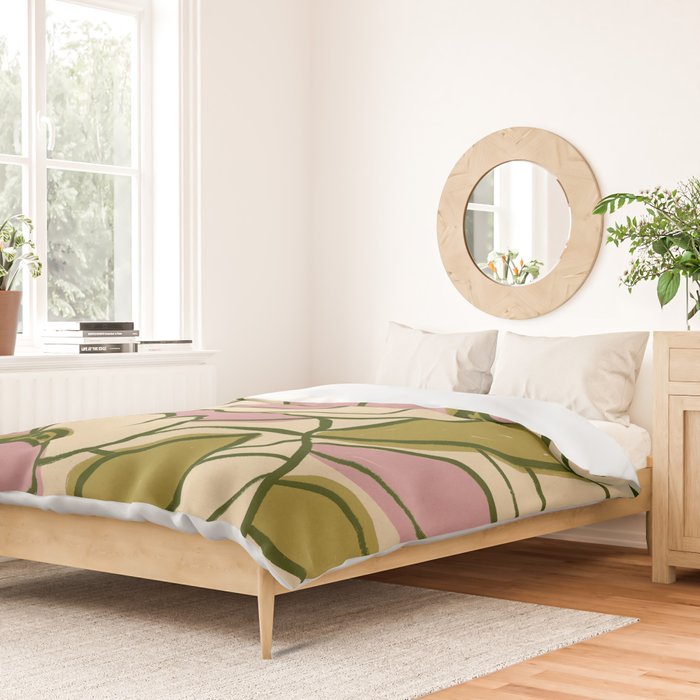 Rose Garden #1 Duvet Cover Gallery Image 2