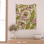 Rose Garden #1 Wall Tapestry Gallery Image 2