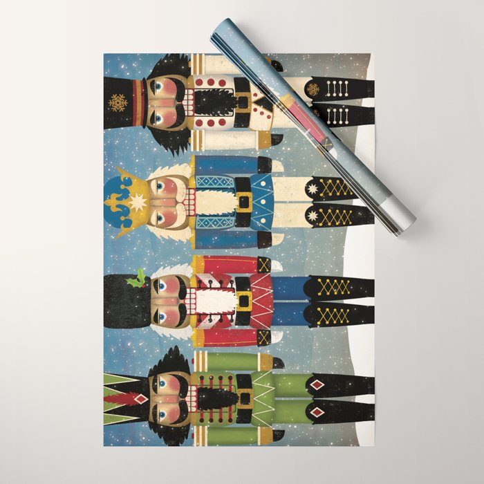 Nutcrackers Wrapping Paper Gallery Image 1