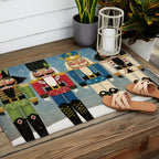 Nutcrackers Outdoor Rug Gallery Image 2