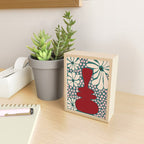 Happy Retro flower vase 1 Mini Art Print Gallery Image 2