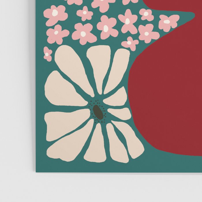 Happy Retro flower vase 1 Poster Gallery Image 3