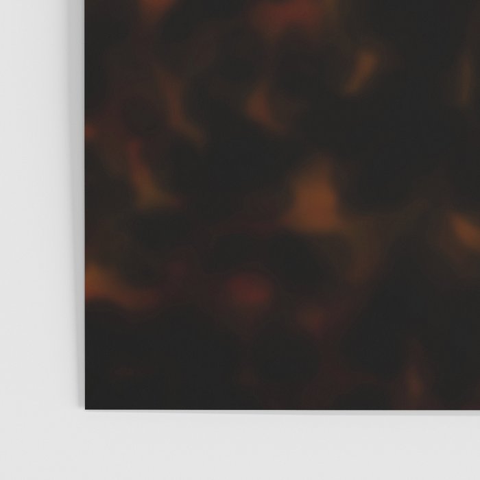 Dark Tortoiseshell Turtle Pattern Poster Gallery Image 3