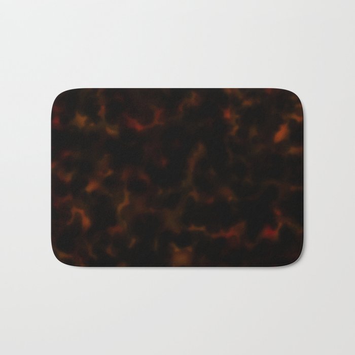 Dark Tortoiseshell Turtle Pattern Bath Mat Gallery Image 1