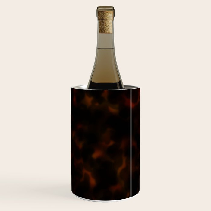 Dark Tortoiseshell Turtle Pattern Wine Chiller Gallery Image 2